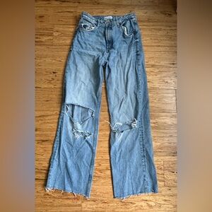 Zara Wide Leg Jeans Size 8
